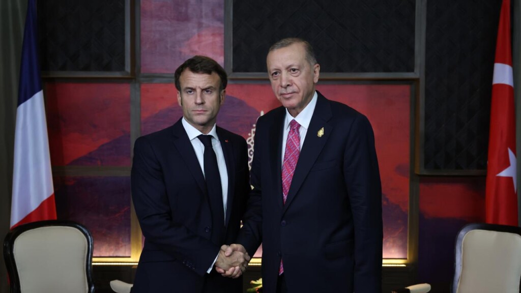 Türkiye Cumhurbaşkanı Erdoğan, Fransa Cumhurbaşkanı Macron ile görüştü