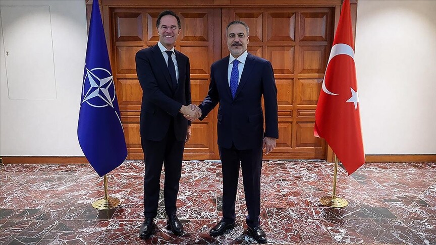 Türkiye Dışişleri Bakanı Fidan, NATO Genel Sekreteri Rutte ile görüştü