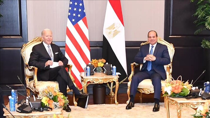 Sisi ile Biden, İsrail-Filistin çatışmasının genişlememesi gerektiğine vurgu yaptı