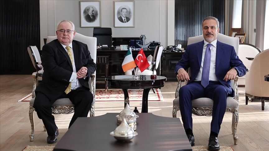 Türkiye Dışişleri Bakanı Fidan, İrlanda Meclis Başkanı O Fearghail ile görüştü