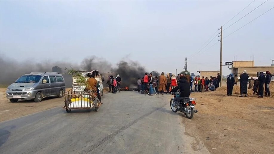 Deyrizor'da halk terör örgütü PKK/YPG'yi protesto etti