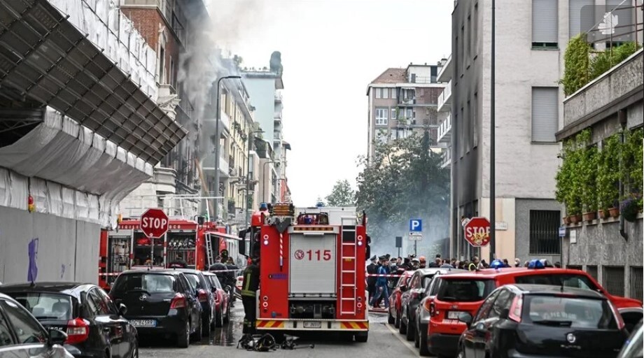 İtalya'nın Milano kent merkezinde patlama meydana geldi