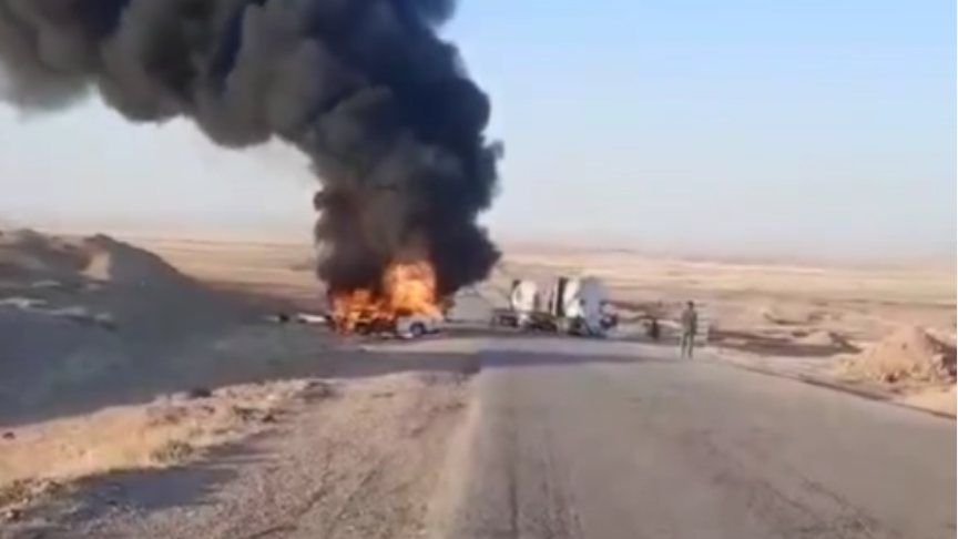 Kerkük-Tikrit yolunda trafik kazası: 2 ölü, 2 yaralı