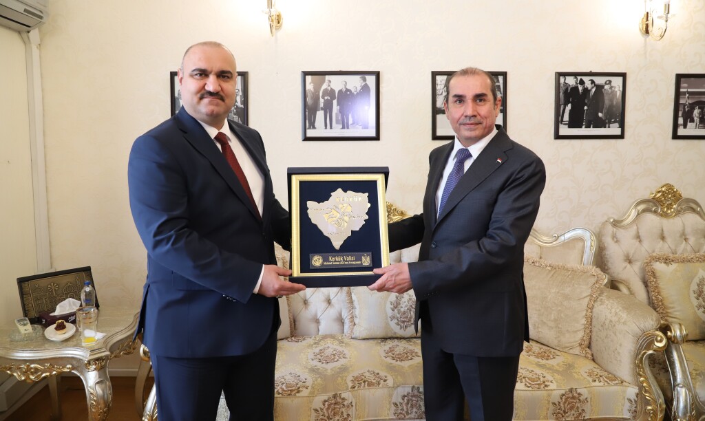 Kerkük Valisi ve ITC Başkanı Ağa, Irak’ın Ankara Büyükelçisi Lecmavi ile görüştü