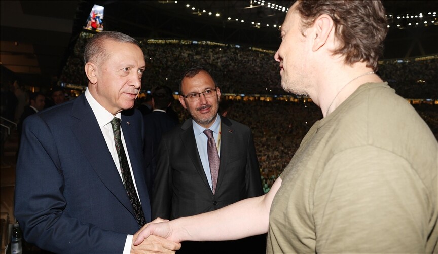 Erdoğan, 2022 FIFA Dünya Kupası final maçında Elon Musk ile görüştü