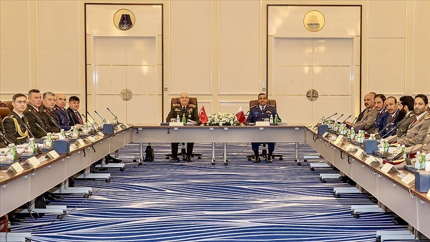 Türkiye-Katar 5. Askeri Yüksek Komite toplantısı Doha'da yapıldı