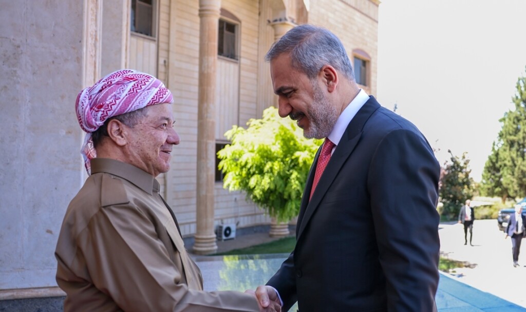 Türkiye Dışişleri Bakanı Fidan, KDP Başkanı Mesut Barzani ile görüştü