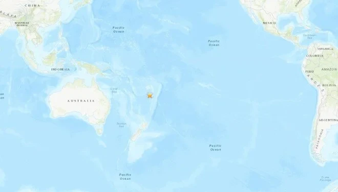 Fiji’de 6,6 büyüklüğünde deprem