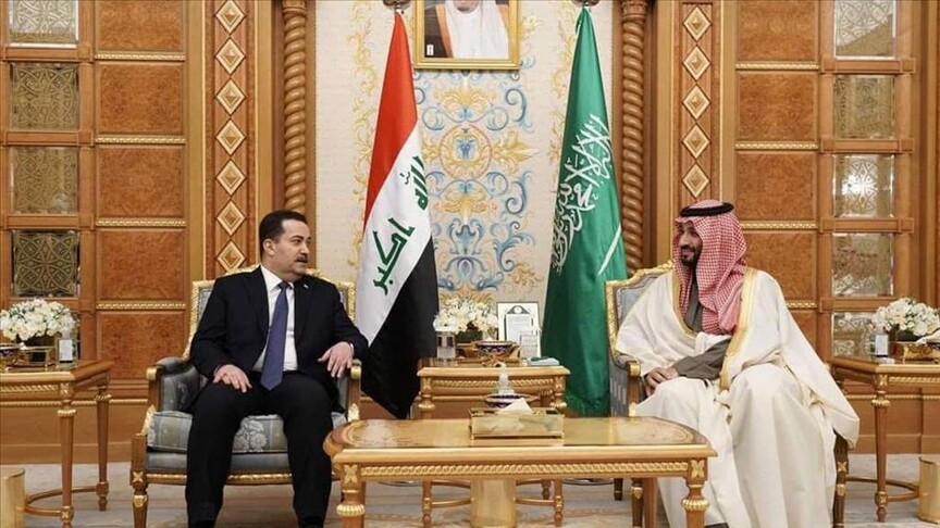 Başbakan Sudani, Suudi Arabistan Veliaht Prensi ile 