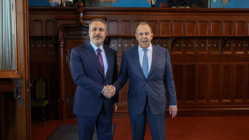 Türkiye Dışişleri Bakanı Fidan, Moskova'da Rusya Dışişleri Bakanı Lavrov ile bir araya geldi