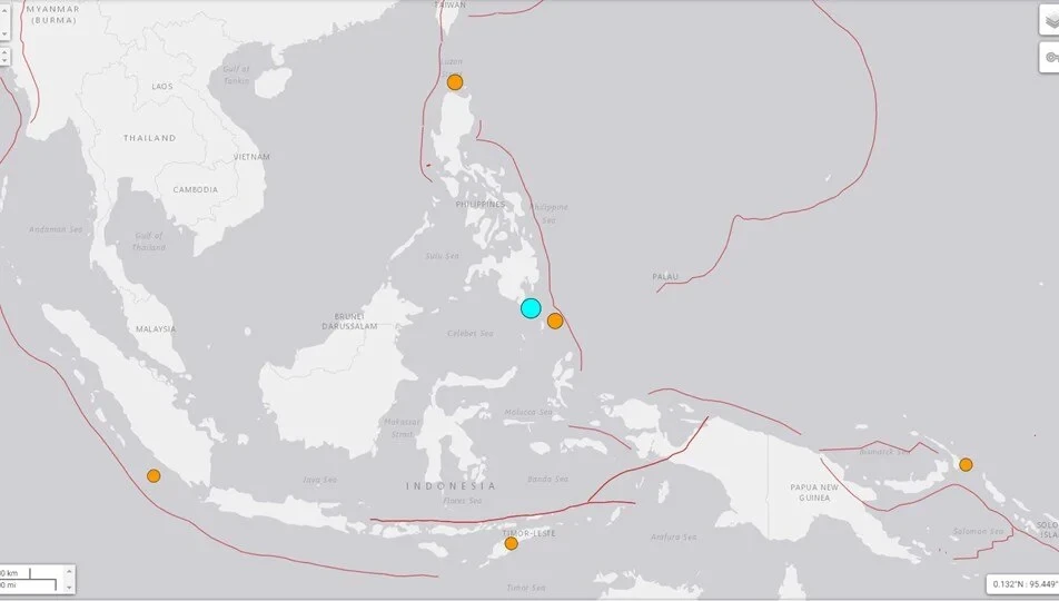 Filipinler'de 6,4 büyüklüğünde deprem