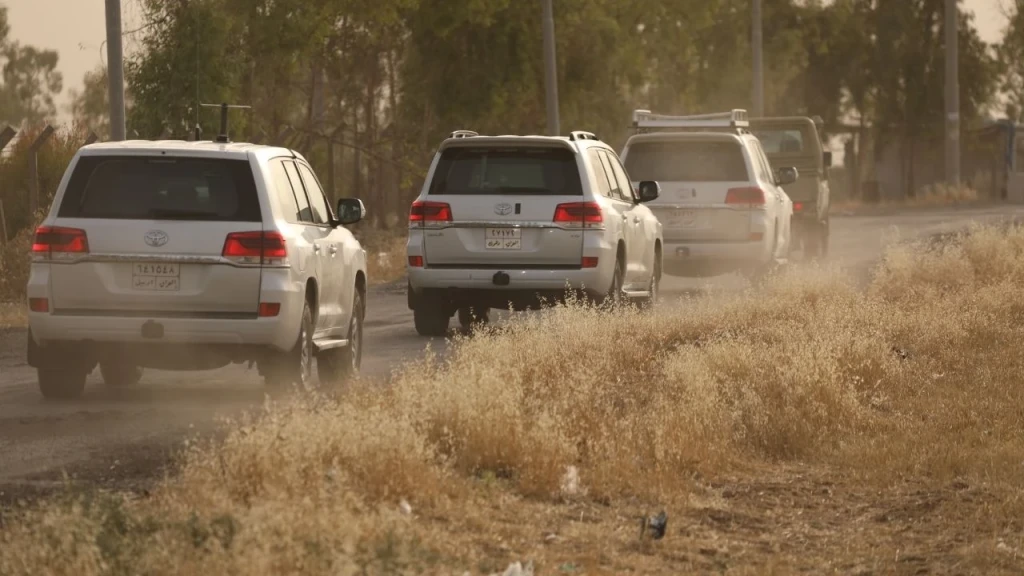 Erbil’in güneyine iki insansız hava aracı parçaları düştü