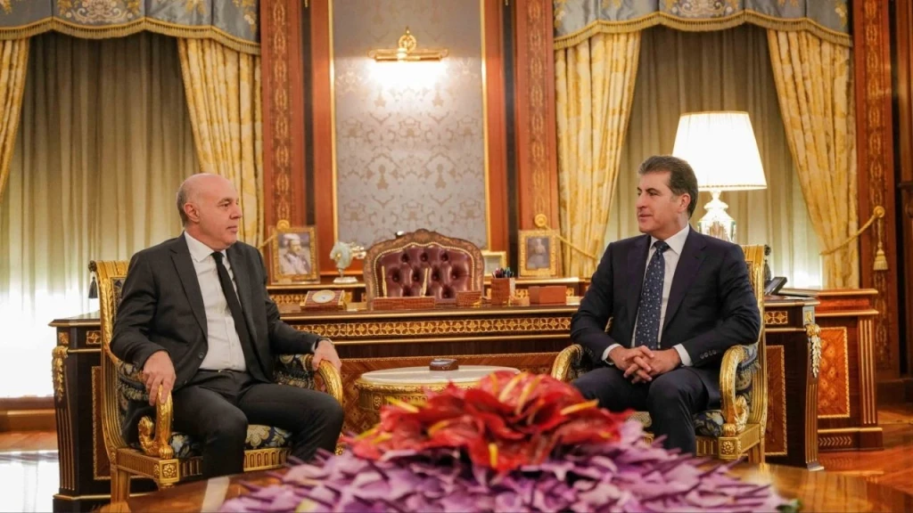 IKBY Başkanı Barzani, Türkiye Dışişleri heyetini Erbil’de kabul etti