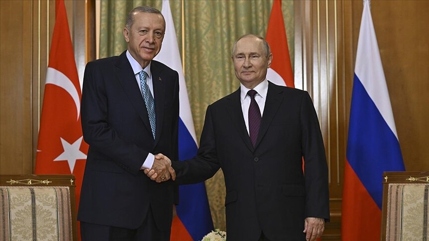 Türkiye Cumhurbaşkanı Erdoğan, Rusya Devlet Başkanı Putin ile telefonda görüştü