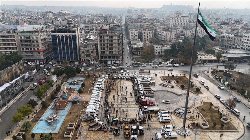 Halep'te Türk ekiplerinin de katılımıyla 