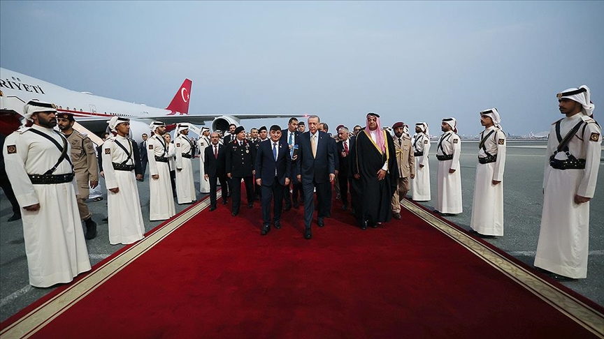 Türkiye Cumhurbaşkanı Erdoğan, Katar'da