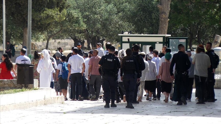 İsrailliler, kasım ayında Mescid-i Aksa'ya 20 kez baskın düzenledi