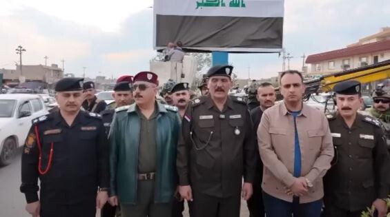 Kerkük Polisinden bayrak yakma olayına müdahale: Bayrak, egemenliğin sembolüdür